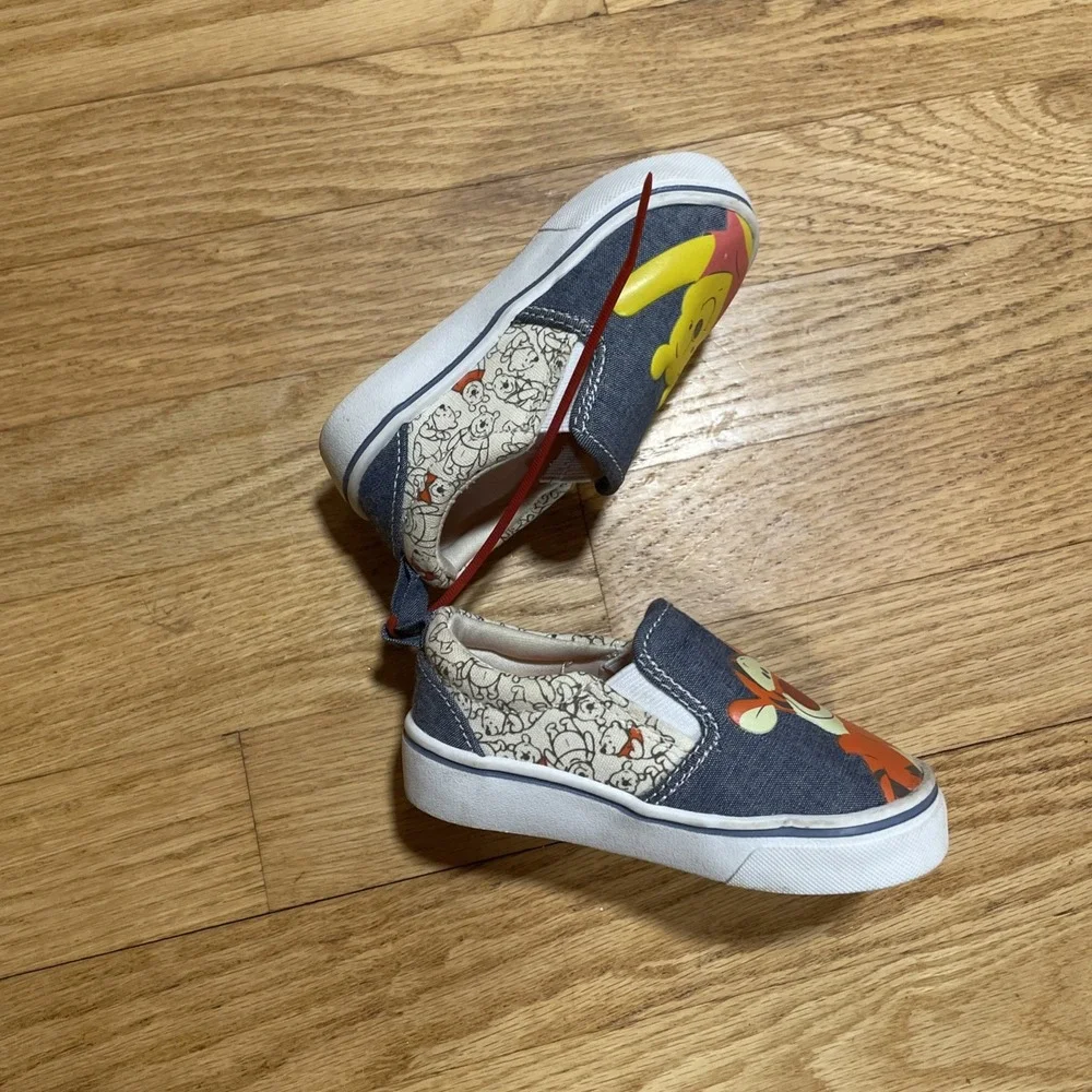 Disney Baby Winnie The Pooh And Tigger Slip On Shoes Toddler Size 6